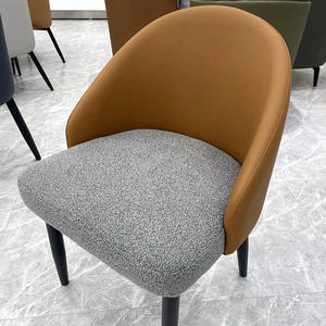 Chaise de salle à manger de style nordique chaise de salle à manger élégante et légère chaise de salle à manger en velours meubles de cuisine - Product Image 5