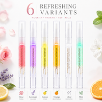 Stylo de soin des ongles N+ - Huile pour cuticules à la vitamine E, parfum fruité, formule longue durée, 5 ml, brosse, soin des ongles, réparation, élimination des peaux mortes