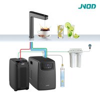 Distributeur d'eau électronique 3-en-1 sous comptoir : eau froide, chaude et pétillante