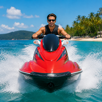 Jet ski de luxe 1300cc, bateau à moteur personnel, bateau rapide pour adultes, sports nautiques, loisirs et location de plage