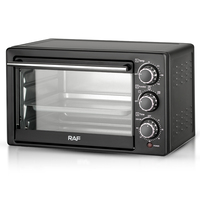Oven Listrik RAF Horno Eléctrico 14L 1200W Oven Meja Kompak untuk Memanggang Roti, Memanggang, dan Memasak di Dapur Rumah
