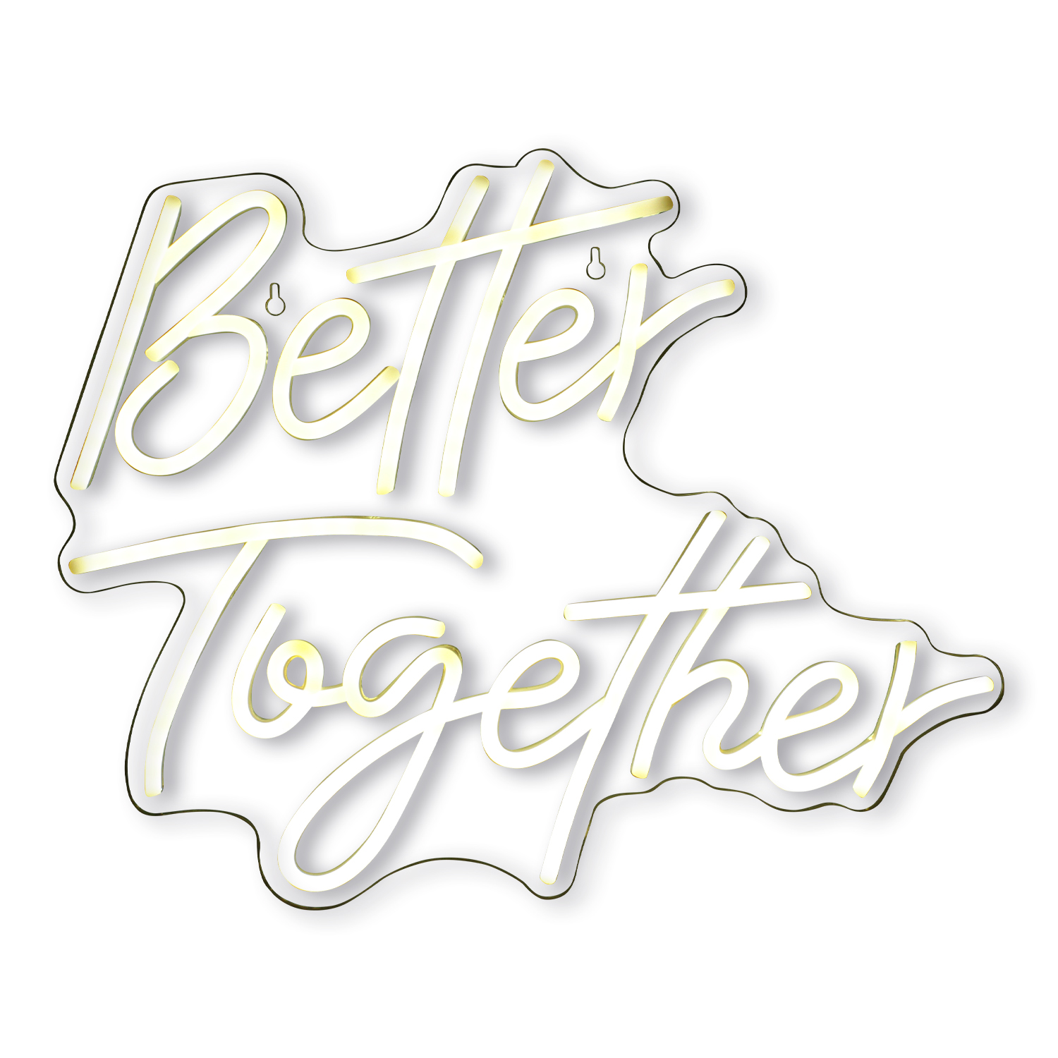 Wanxing неоновая вывеска на день рождения, индивидуальный номер, лучше вместе, светодиодная неоновая подсветка для вечеринки, милые подарки на день рождения