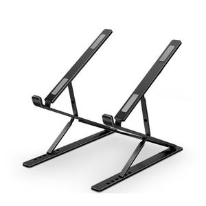 Soporte para Portátil de Dos Niveles con Altura Ajustable, Soporte Portátil para Computadora de Escritorio, Aleación de Aluminio, Soporte Creativo para Portátil con Trípode - Product Image 2