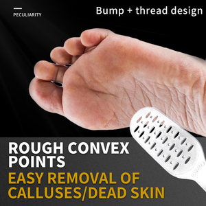 Outil de pédicure professionnel double face en nickel pour éliminer les peaux mortes des pieds, lime à pieds en acier inoxydable, râpe à pieds - Product Image 4