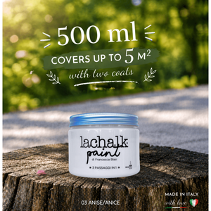 03 ANISE 500ml LaChalk the evolution of <b>chalk</b> paint Where <b>chalk</b> meets resin: Hybrid <b>Chalk</b> Resin Paint made in Italy - Product Image 2