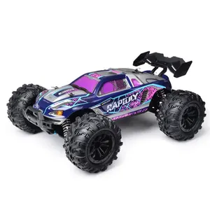 SCY 16101 RC Car 1/16 Electric Four-Wheel Drive Truck 38 KM/H With LED Headlight Blue/Purple Color 2.4GHz 80M High Speed Car