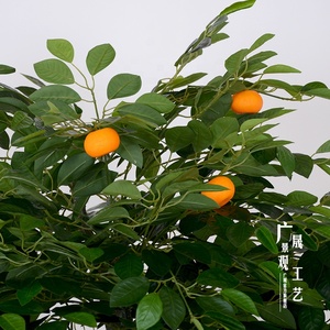 Barato de la fábrica de altura 1,3 m de ancho, 1 m Artificial naranja limón fruta de Mango de plástico árbol MESA CENTRO DE MESA - Product Image 2