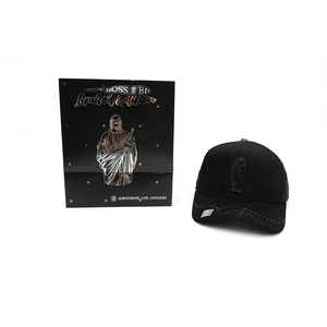 Gorras sin Estructura de Alta Calidad al por Mayor en Stock, 100% Calidad G5, Gorras de 5 Paneles con Visera de Gamuza y Estampado de Enlace, Gorra <span class=keywords><strong>Bigboss</strong></span> - Product Image 2