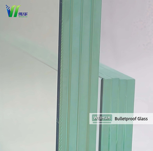 Vetro Balistico Resistente agli Urti Marca Weihua Vendita a Basso Prezzo Alta Qualità Personalizzato Vetro di Sicurezza Temperato Laminato Antiproiettile - Product Image 4