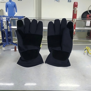 Aramid Firefighting Safety Gloves 3C Fire Protection Reflective Fireproof Heat Resistant Non-Slip Anti-Smash Durable <b>Powder</b>-Free - Product Image 6