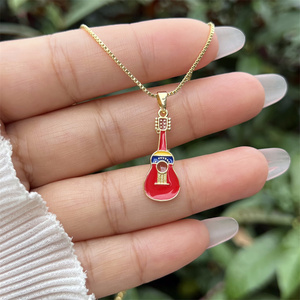 Collar con Colgante de <span class=keywords><strong>Mapa</strong></span> de Venezuela en Cobre Chapado en Oro de 18K, Estilo Lindo y Clásico Minimalista - Product Image 4
