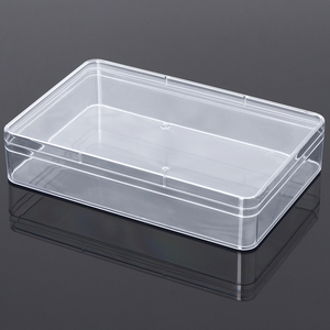 SUNSHING Flat Clear Acrylic Container with Lid Transparent Plastic Candy Box for Food Snack Biscuit <b>Sweet</b> Nuts <b>Packaging</b> Storage - Product Image 5