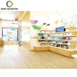 Fashion Wooden Perfume Shop Decoration Custom Perfume Display Rack Beauty Supply Store Display <b>Shelves</b> - Product Image 5