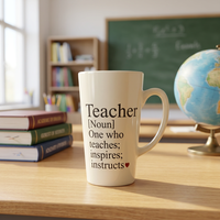 Vente flash - Tasse à café en céramique personnalisée avec impression de logo en sublimation, grande capacité réutilisable, pour un cadeau pour la fête des enseignants