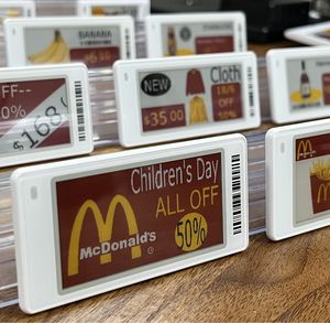 2.66 Inch Electronic Price Tag Wifi 2.4Ghz Base Station <b>Wireless</b> Esl Demo Kit System Electronic Shelf Labels For Supermarket - Product Image 1