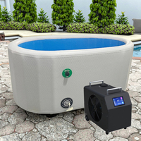 Filtre refroidisseur de bain de glace portable OEM équipement de refroidissement refroidi à l'eau en plongée froide pour pompe de récupération d'athlète composants du moteur
