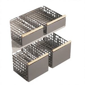 Meubles de cuisine tendance : Simplicité moderne, acier au carbone durable, support de rangement multifonctionnel non pliable avec tiroirs - Product Image 4