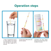 Kit de Prueba de Agua Potable para el Hogar 16 en 1 para Plomo, Dureza, PH, Manganeso, Nitrato, Nitrito, Hierro, Cobre, Cloro, Mercurio