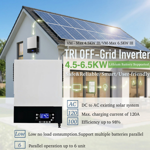 Convertisseur solaire domestique VM III TRI 6,5 kW 230 VAC 48 VDC double entrée triple sortie - Product Image 1