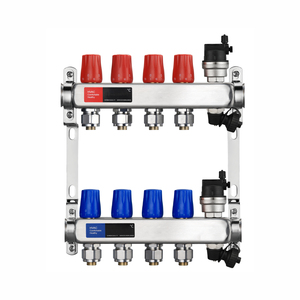 Colector de agua de calefacción de acero inoxidable para sistemas de calefacción y refrigeración de <span class=keywords><strong>suelo</strong></span> <span class=keywords><strong>radiante</strong></span> fabricado en China - Product Image 2
