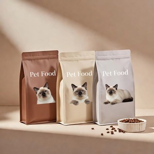 Sacs d'emballage personnalisés de haute qualité avec fermeture éclair et logo imprimé, sachets refermables pour snacks, sacs personnalisés pour aliments pour animaux de compagnie en gros - Product Image 1