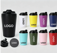 Mug de voyage personnalisé avec logo, design moderne, double paroi en acier inoxydable, isolation sous vide, mug sport