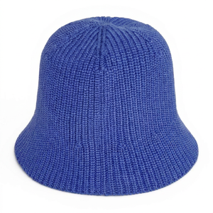 Chapeau bob tricoté couleur unie, bonnet chaud d'hiver unisexe pour adulte, décontracté, 54-56CM, en acrylique - Product Image 1
