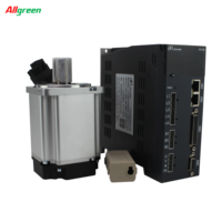 Allgreen 80st-M02430 220V 750W Motor Servo dengan Encoder 17bit Flange 80 2.39Nm 1 Fasa Motor Servo CNC 750w dengan Kit Drive