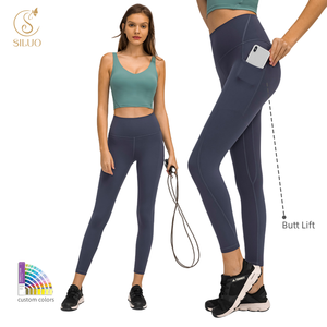 Mallas de Yoga de entrenamiento de cintura alta para mujer, suaves, ecológicas, de alta calidad - Product Image 5