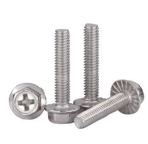 Perno de brida hexagonal cóncavo en forma de cruz de acero inoxidable a prueba de herrumbre de alta calidad Muestras gratis Precio de fábrica Hecho de acero al carbono - Product Image 2