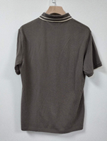 Kaos Polo Pria Khaki Custom Terlaris, Rajutan Kasual Lengan Pendek Musim Panas Anti-Pilling, Logo Bordir Custom