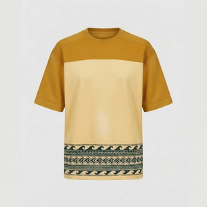Camisetas Personalizadas con Diseño Tribal para Mujer, Cuello Redondo, Manga Corta, Secado Rápido, Corte Regular, Ropa Casual de Otoño, Estilo Urbano - Product Image 1