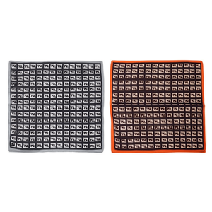 Pañuelo Cuadrado Grande Fulare 80G Brocade con Letra F, 110x110cm - Product Image 1