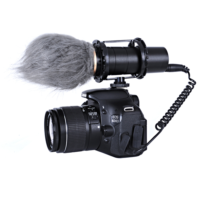 BOYA BY-B01 High Quality Fur Windshield Windscreen Wind Muff Microphone Cover for VM01 V03 VM300PS shotgun Microphone