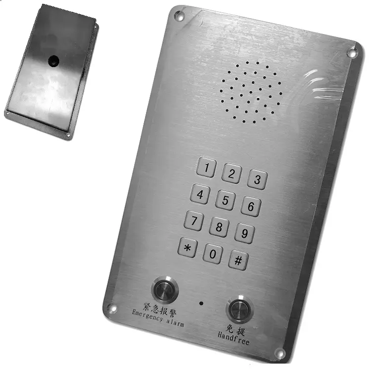 Waterproof Flush Mounting Cleanroom Intercom Hands free Phone Dust proof Clean Room Telephone