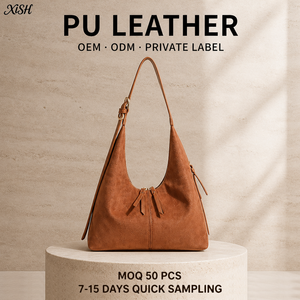 Sac fourre-tout vintage en PU <span class=keywords><strong>XiSH</strong></span> pour femme, grande capacité, sac à bandoulière souple pour boutiques de mode et détaillants - Product Image 1