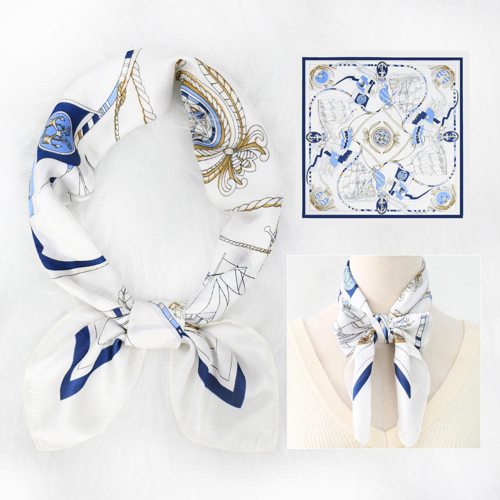 เรือใบสีขาว-70*70ซม