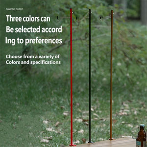 Soporte <span class=keywords><strong>de</strong></span> Lámpara Plegable para Acampar al Aire Libre, Soporte <span class=keywords><strong>de</strong></span> Lámpara <span class=keywords><strong>de</strong></span> Escritorio Portátil <span class=keywords><strong>de</strong></span> Aleación <span class=keywords><strong>de</strong></span> Aluminio Ultraligero <span class=keywords><strong>de</strong></span> 1 mm, Soporte <span class=keywords><strong>de</strong></span> Poste para Lámpara Colgante - Product Image 4