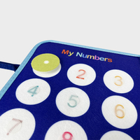 Livre d'activité réutilisable Mes chiffres et formes avec pièces détachables-Système d'apprentissage précoce personnalisé de 3 à 6 ans