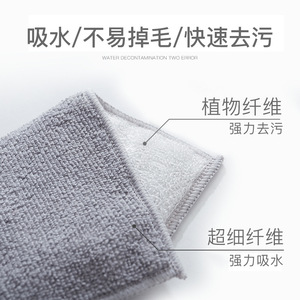 Cleaning Cloth Rectangle 23x18cm Blue Kitchen Dishwashing Towel Super Absorbent For Pots And Pans - Product Image 2