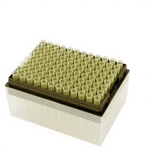 กล่องปลายปิเปตใส Scientific Universal 100ul ปราศจากสารก่อไข้ DNAse RNAse ใช้กับหม้อนึ่งฆ่าเชื้อได้ สำหรับช่อง 96 ช่อง - Product Image 1