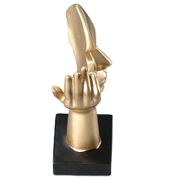 Nouvelle résine masque abstrait Statues Figurines miniatures à collectionner pour bureau à domicile étude Art déco décoration de bureau ornements
