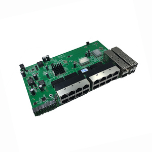Alta qualità 16 porte 100Mbps 24V PoE <span class=keywords><strong>Reverso</strong></span> 2X1G SFP VLAN Reverse PoE Switch PCBA - Product Image 6
