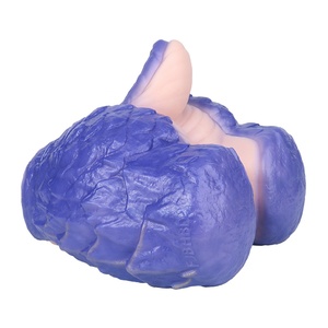 Poupées sexuelles réalistes avec double canal vaginal et anal texturé, vagin de poche transparent, gros fessiers, jouets pour adultes pour hommes, masturbation - Product Image 3