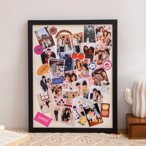 DIY photo <b>frame</b>, <b>wall</b>-hanging, for couples, Teacher's Day gift, lover's photo, handmade puzzle, commemorative table-top - Product Image 1