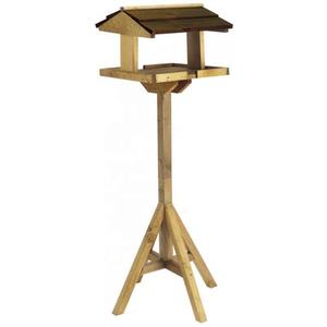 FSC y SEDEX 4P auditado madera de cedro madera de pino aves silvestres alimentador de mesa con soporte - Product Image 3