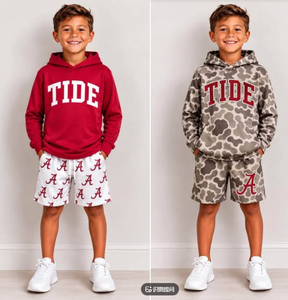 Uniformes de Animadoras con Estampado Hanzi en Negro y Rojo para Niñas y Mujeres, Directo de Fábrica, Conjuntos Personalizados para Mamá e Hija, Conjuntos Escolares a Juego - Product Image 3