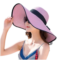 Chapeau en papier souple et élégant, style chic côtier, protection solaire, effet estival, réglable, respirant, pour la pêche en extérieur