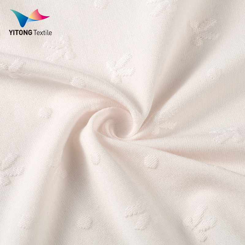 Wholesale 180 GSM Viscose Cotton Fabric 47.5% Cotton 47.5% Viscose 5% Spandex Fabric for T Shirt Clothing