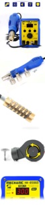 เครื่องบัดกรีลมร้อน <span class=keywords><strong>MECHANIC</strong></span> HK-8586D <span class=keywords><strong>2</strong></span> in 1 700W พร้อมหัวแร้งบัดกรีซ่อมแซม SMD จอแสดงผล LED ดิจิตอล - Product Image 5